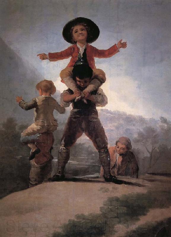 Francisco Goya Little Giants Norge oil painting art